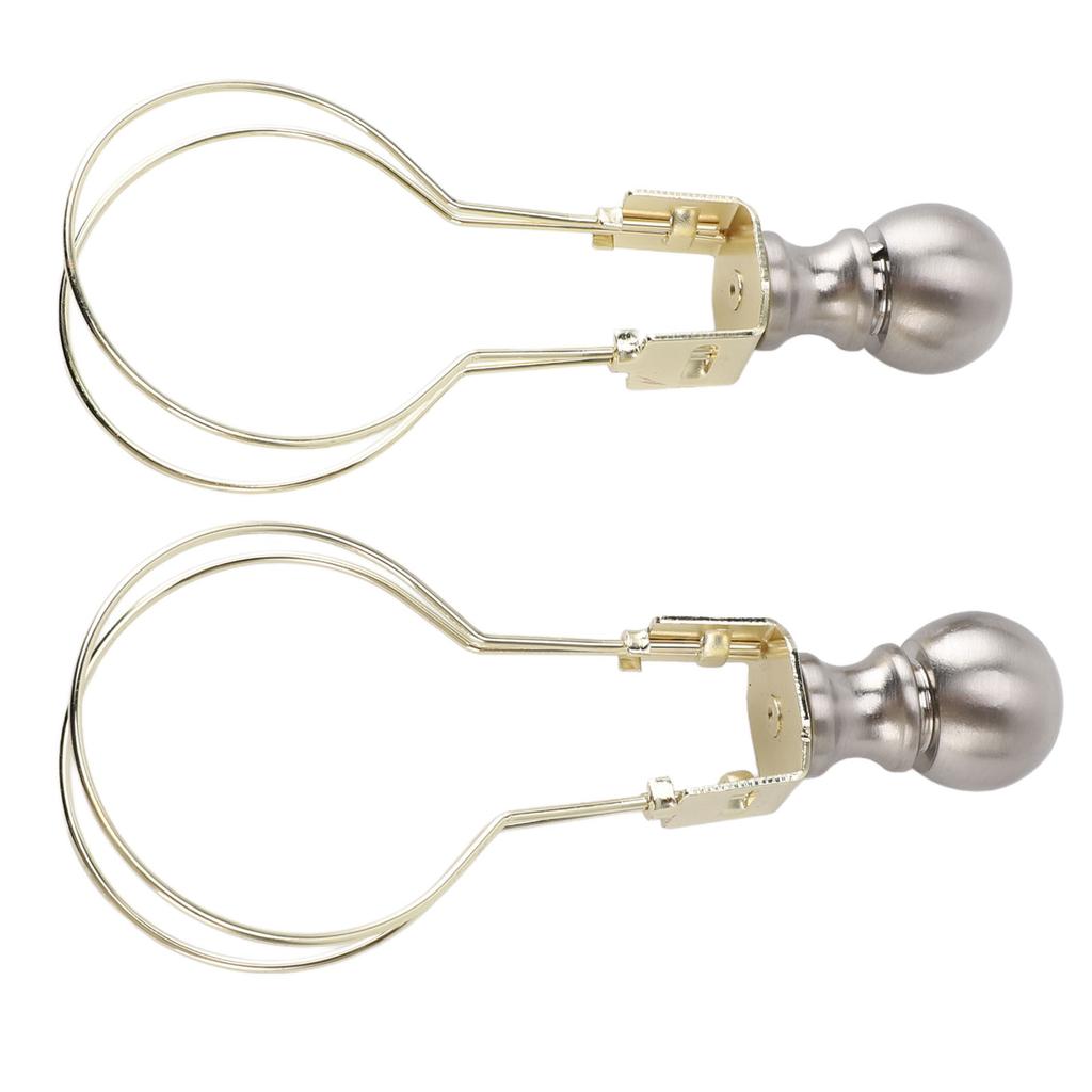 2pcs Lamp Bulb Clip Adapter Modern Stylish Metal Lampshade Holder Adapter Clip On Lampshade Adapter for Living Room Bedroom