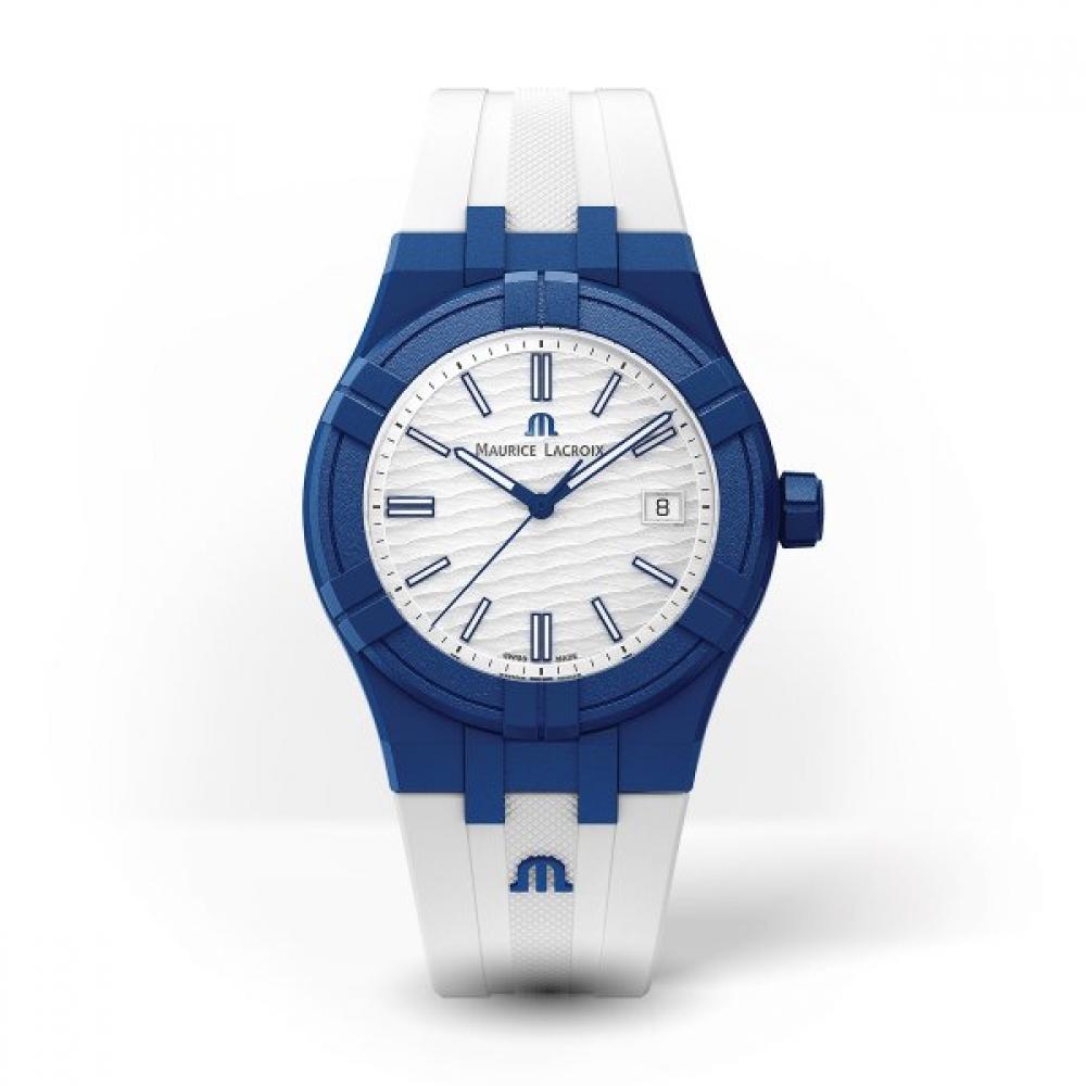 

Maurice Lacroix Quartz 40mm Rubber Band Ai2008 Bbb11 300 0 Single option