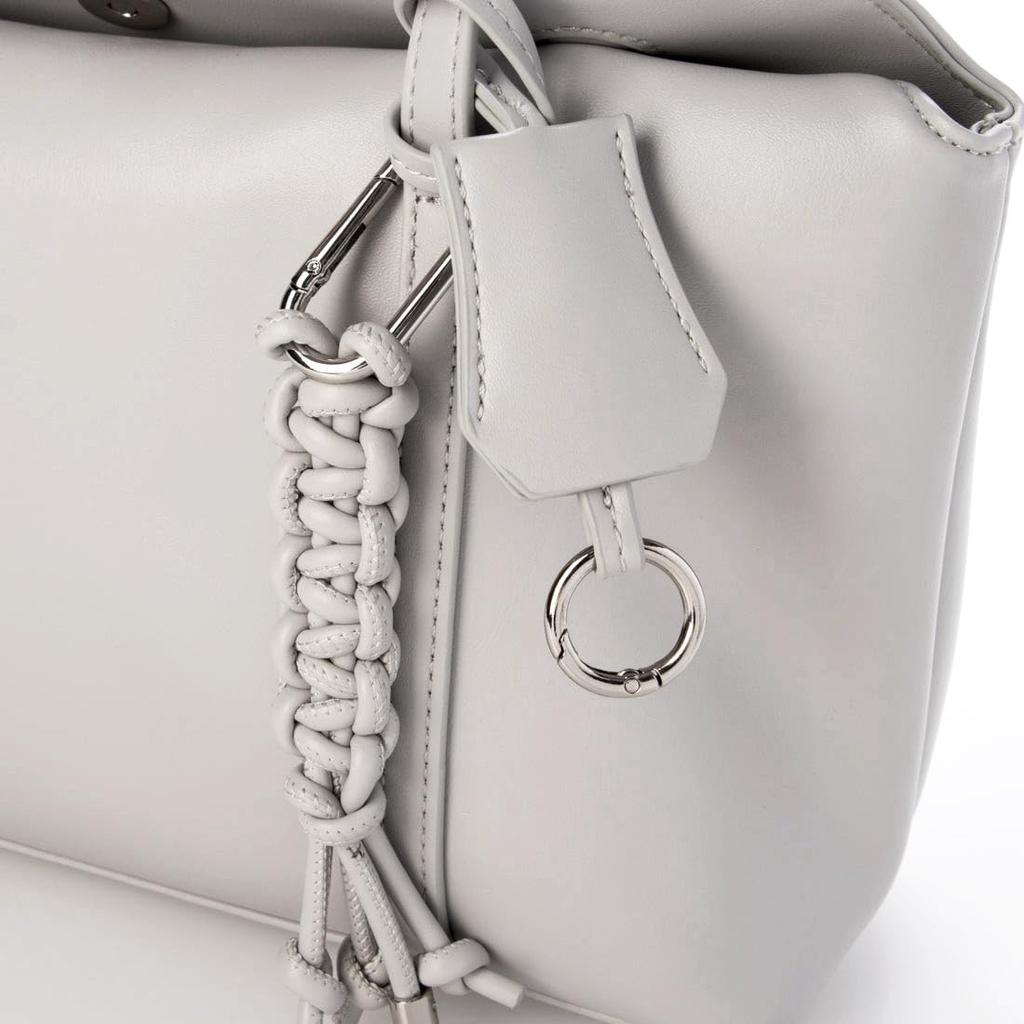 2-way Wide Tote Bag with Knot Charm