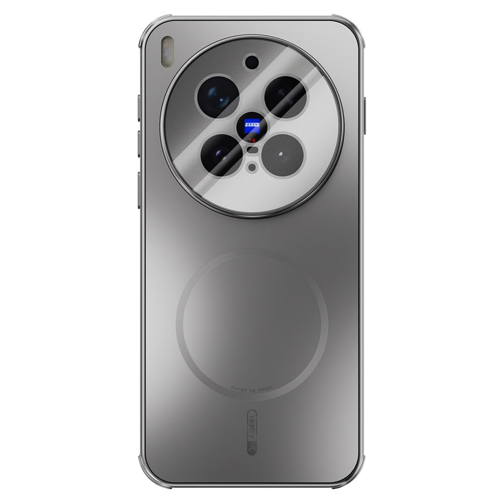 ABEEL For vivo X300 Pro 5G Magnetic Case TPU PC Cooling Matte Phone Back Cover with Lens Film