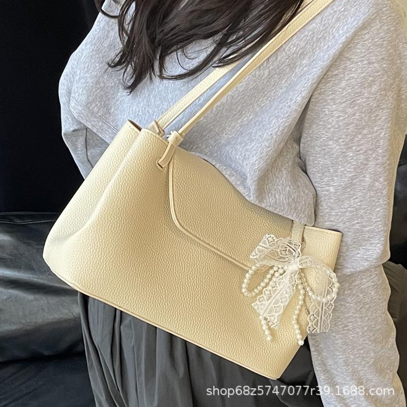 Underarm Large-capacity Mother and Child Bag Women's 2025 New Korean Version Fashion Versatile Shoulder Bag High-end Temperament Commuter Bag