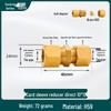 Copper Pipe Ferrule Connector for Air Conditioners: 8/10/15/22mm Reducer, Quick Solderless Fitting for Variable Diameter Joints