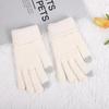 Korean Style Jacquard Knit Winter Gloves