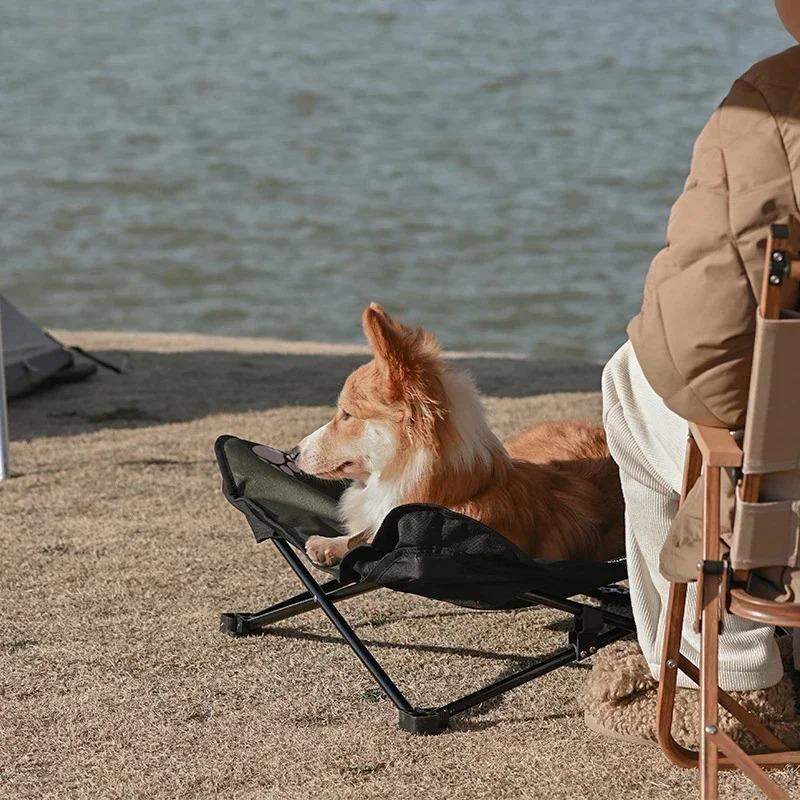 Summer Outdoor Small Dog Chair All-Season Universal Pet Bed Moisture-Proof off Ground Cat Kennel Dog Marching Bed