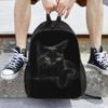 Black Cat Backpack Hot Sale Daypack Large Capacity Boys Girls BookBag School Bag Shoulder Bags for Men Women