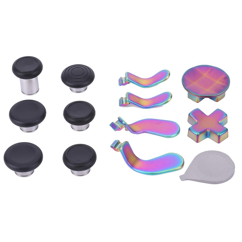 16/18 in 1 Metal Thumbsticks Controller Component Set D-pad Accent Rings Carrying Case Screwdriver for Xbox One Elite Series 2