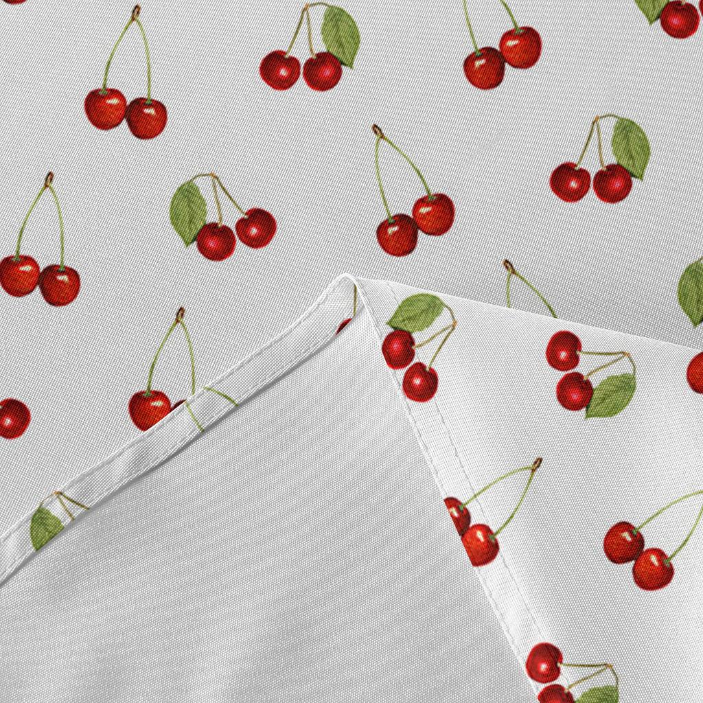 Wiśniowy Owoc Retro Okrągły Obrus Festiwalowy Jadalny Wodoodporny Obrus Pokrowiec na Stół Do Dekoracji Weselnych