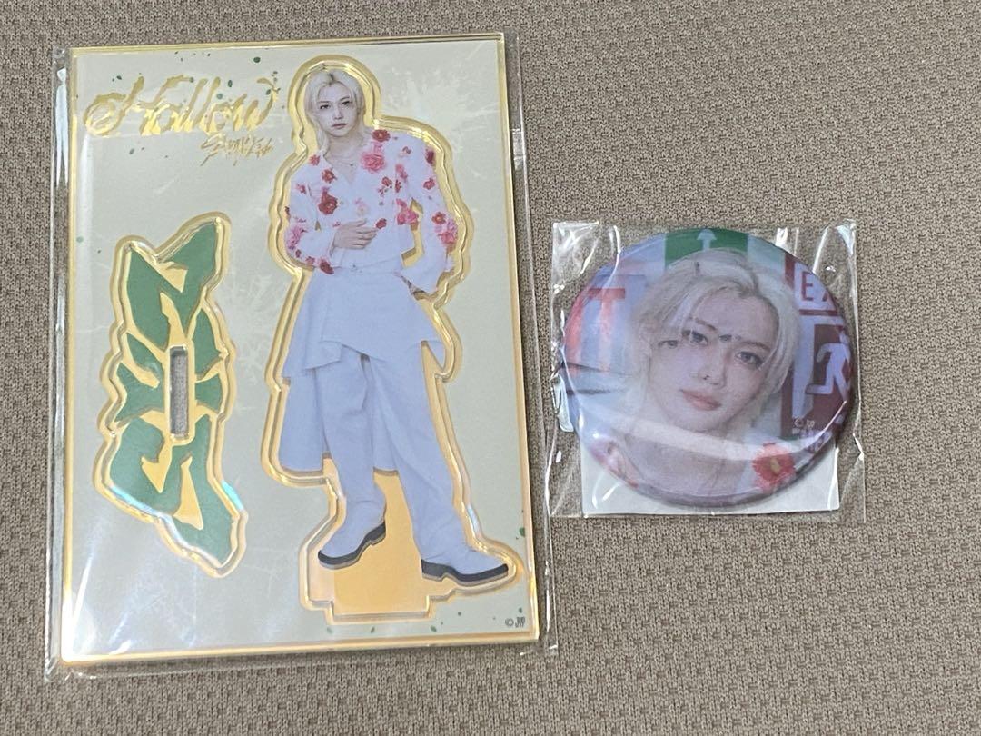 

[USED] Hollow Acrylic Stand Lenticular Can Badge Felix
