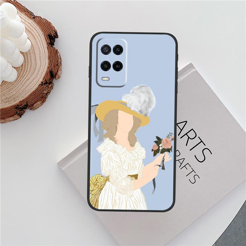 Marie Antoinette Case For Oppo A15 A80 A60 A40 A94 A54 A98 A78 A18 A38 A58 A16 A76 A96 A17 A77 A74 A57S Cover