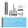 Geevorks  23pcs Wrench Socket Extension Bar Kit Universal Socket Wrench Tool Set Hex Shank 105
