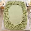 2027 Jacquard Bed Cover 3D Embossed Velvet Mattress Cover Tafferta Bedsheet Winter Warm Fitted Sheet Mattress Protector Thickened