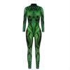 Goth Skull Cosplay Jumpsuit With Digital Print For Adults Halloween Costume