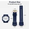 Para Casio AQ-S810 AQ-S810W AQS810WC WC-5208 Correa + Caja Reloj Deportivo Resistente al Agua Juego de Correa y Bisel Pulsera de Goma Resina Caja