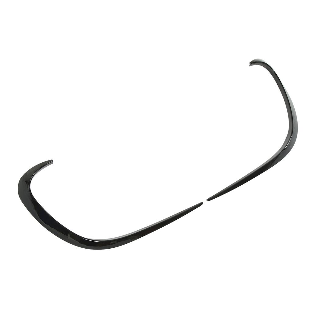 2PCS Front Bumper Air Spoiler Piano Black Smooth Surface Rustproof Replacement For Mercedes‑Benz C‑class W206 2022+