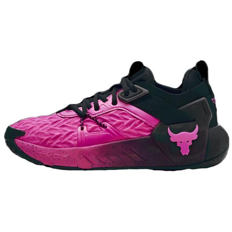 Under Armour Project Rock 6 Astro Pink Black Women Sneakers 3026535-600
