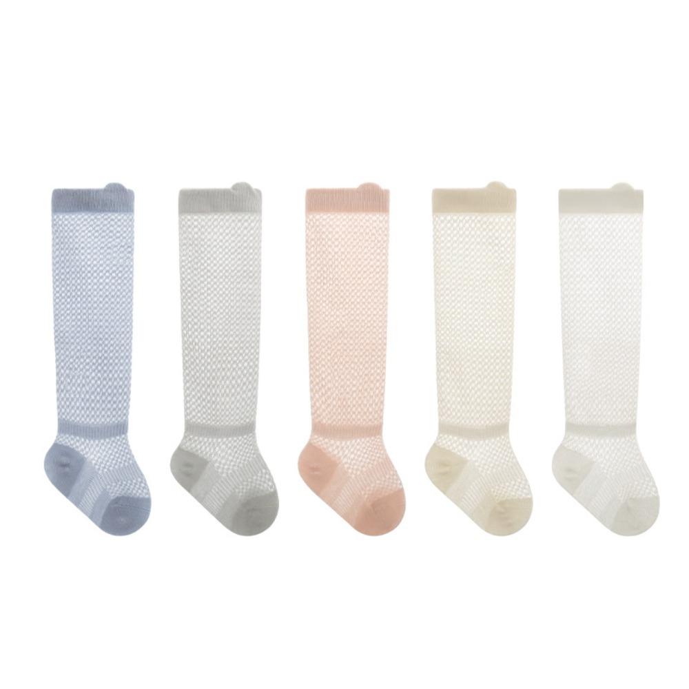 

Solid Knee Length Socks Thin Anti-Slip Foor Socks Cute Socks Children