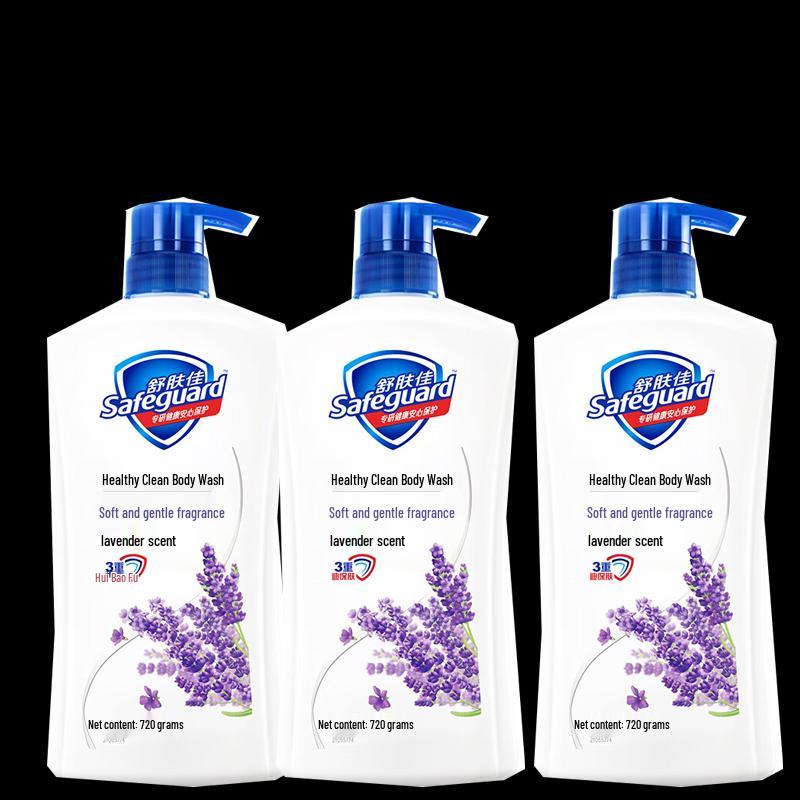 

Safeguard Healthy Soft Skin Shower Gel, Lavender Scent (3 x 720g)