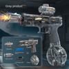 New Electric Water Gun With Light Sprays Flame Effect Continuously High-pressure Powerful Outdoor Water Gun Toys Wasserpistole