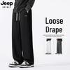 JEEP SPIRIT Men's Loose Fit Straight Leg Casual Sweatpants