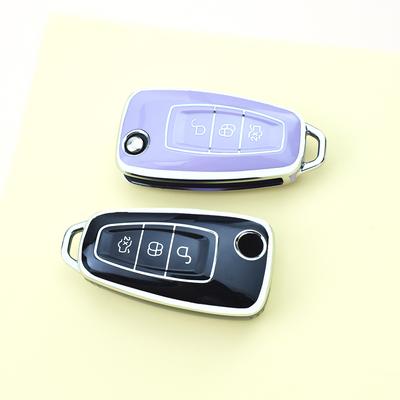 Fashion TPU Shell Fob Accessories For Ford Focus C-Max S-Max 2 3 MK3 ST RS Custom Ecosport Kuga Escape Fiesta Mondeo Car Key Case Cover