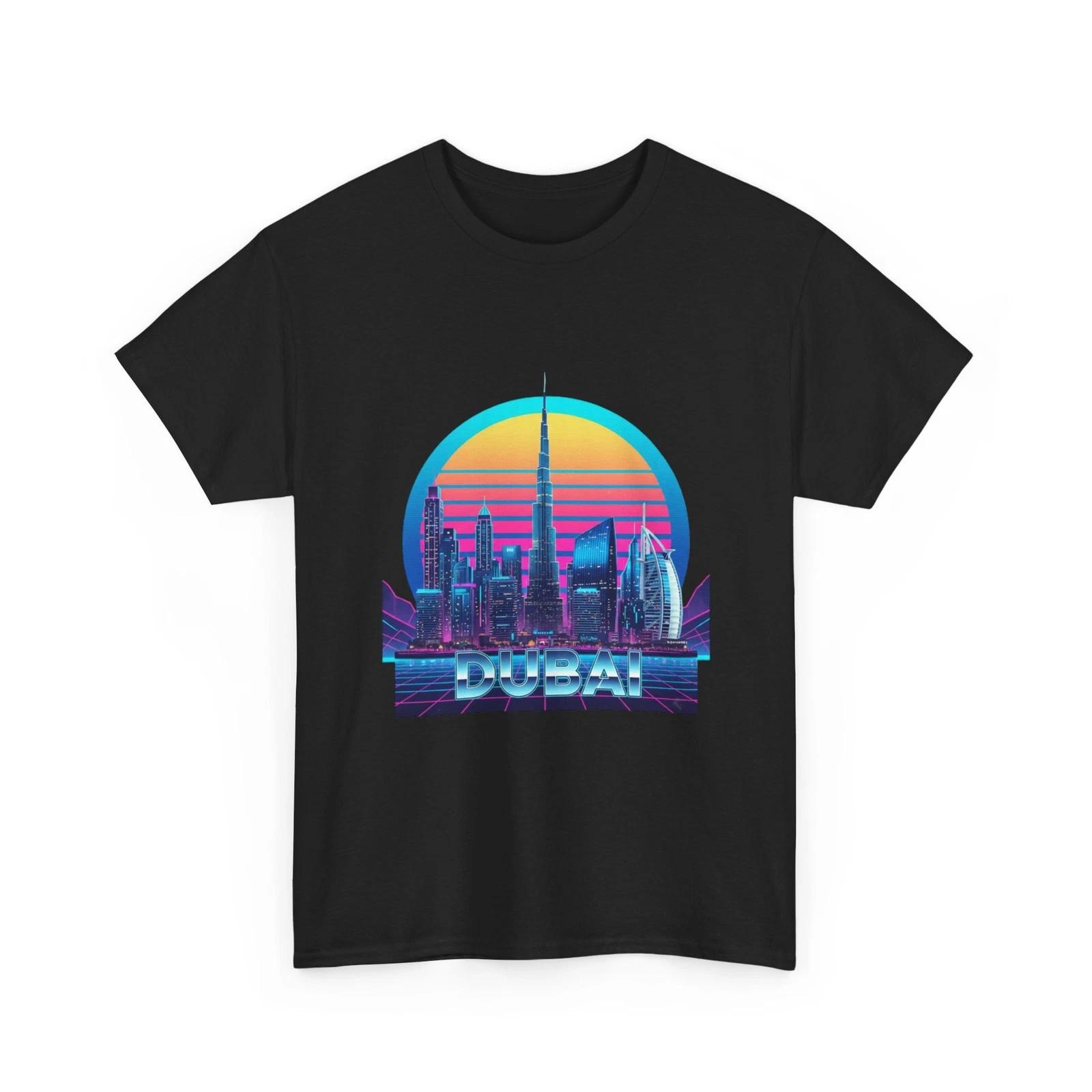 

Dubai Skyline T-Shirt | City Travel Gift T-Shirt, Cotton Shirt For Men/Women Tee S
