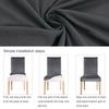 Solid Color Stretch Spandex Chair Cover, Anti-Dust, for Hotel, Dining, Party, Banquet 1Pcs