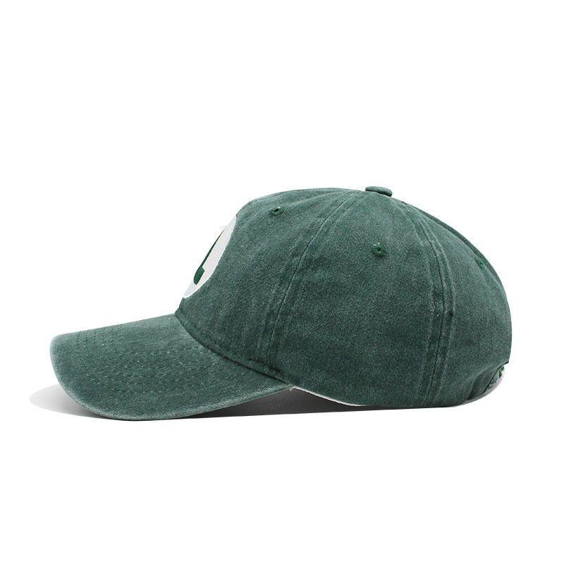 Neue Unisex Washed Cotton Cap Buchstabenstickerei Baseballkappe Herren Damen Verstellbar Lässig Outdoor Streetwear Sporthut