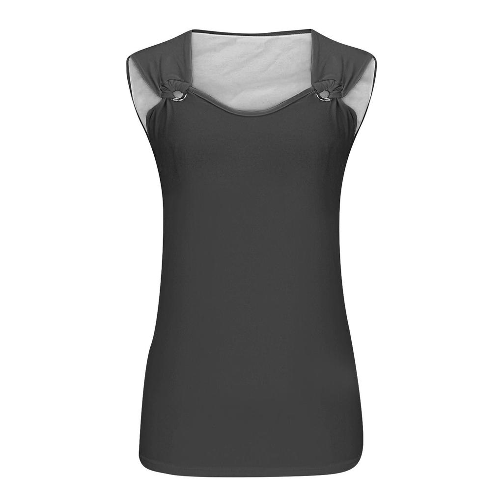 Damen Tanktop, elegante Freizeithemden, Sommer, lockere Passform, Camisole, süße trendige Kleidung, ärmellose Blusen