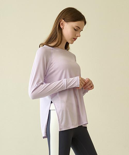 Reina Mora Airy Long Sleeve Lilac Snow