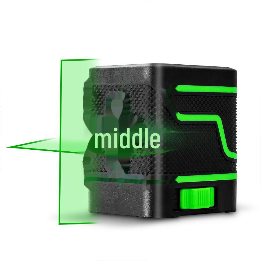 

Компактный портативный лазерный уровень с 2-линейной проекцией зеленого света