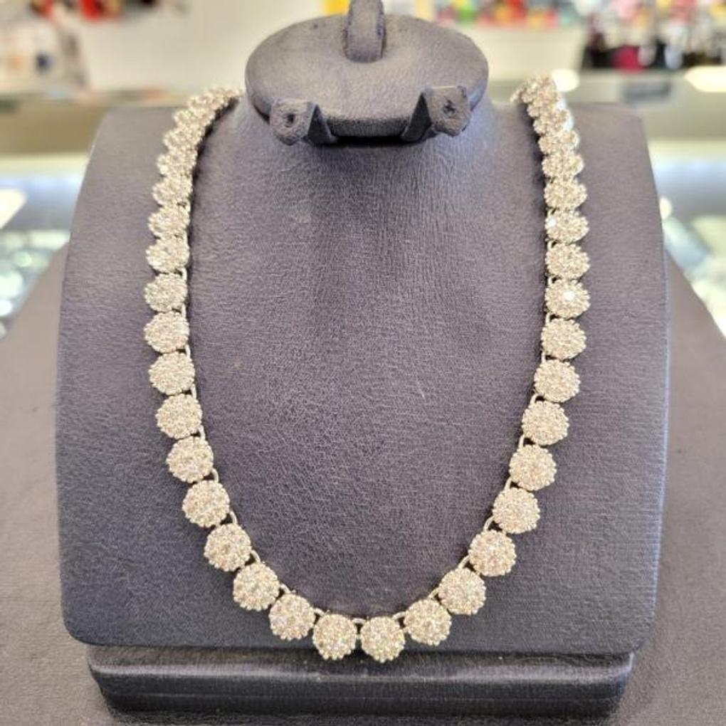 Atria Chaîne Cercle Fleur Tennis N Collier AAANETN0001WHF