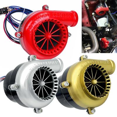 Univerzální falešný vyklápěcí elektronický ventil Turbo Blow Off Hooter Analogový zvuk BOV Elektronický pojistný ventil červený