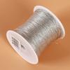 120M Gold Silver Thread Embroidery Thread Line DIY Jewelry Making String Materials Accessories Bracelet Weaving Decorative