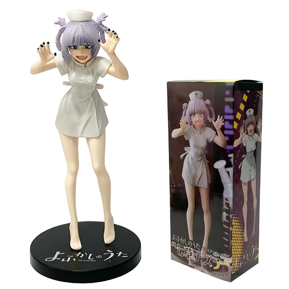 Anime Call of the Night Nanakusa Nazuna 18cm Vampire Nurse PVC Action Figure Collectible Model Doll Ornaments Present