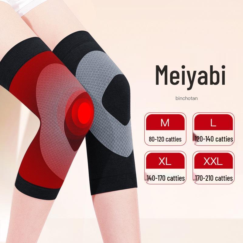 

Mei Ya Bi Knee Pads: Unisex Joint Warmth, Summer Thin Style, Air-Conditioned Room Cold Protection Leg Warmers. M чёрный/оливковый