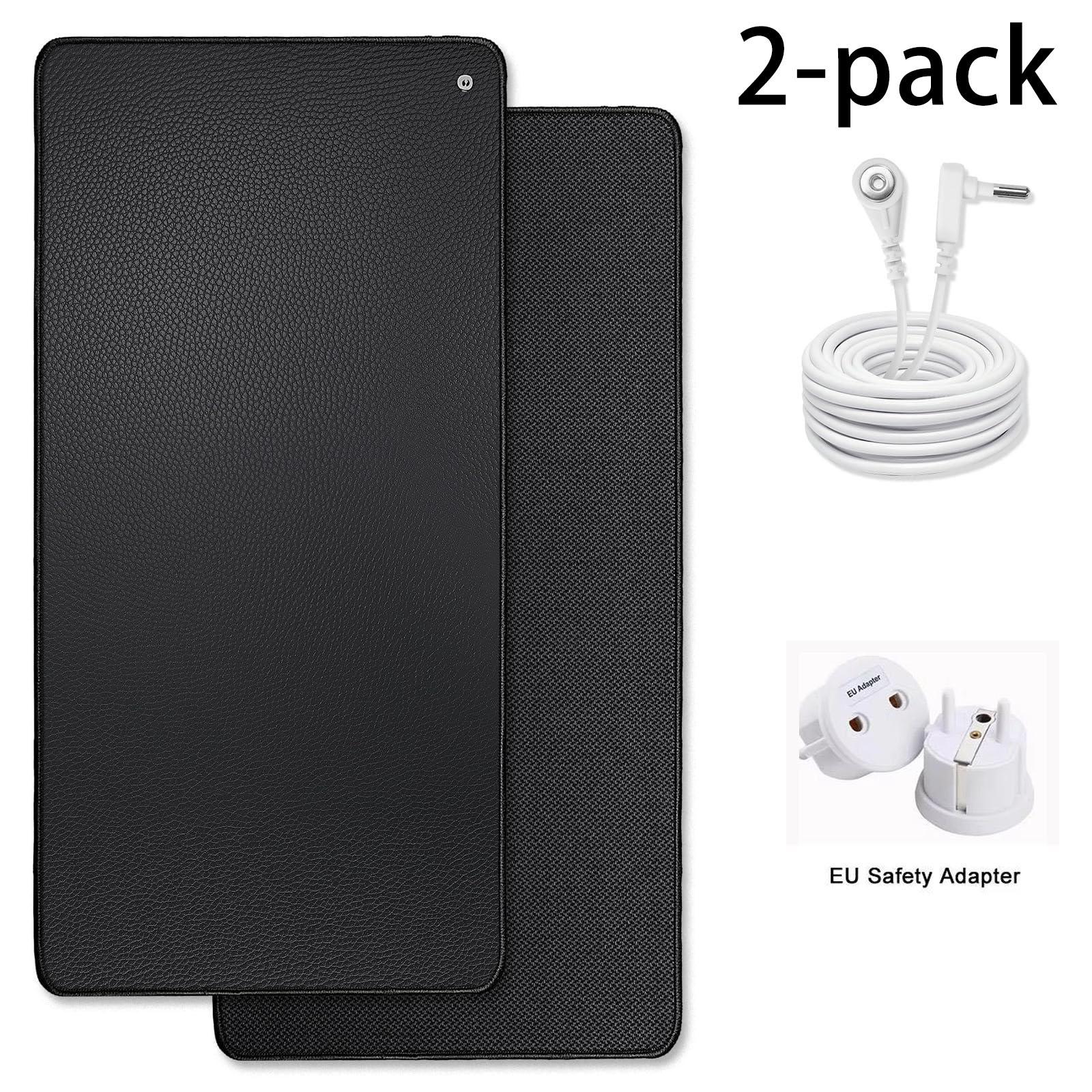 

Багатофункціональний чорний заземлюючий килимок з нековзним дном для полегшення болю, покращення сну та підвищення енергії EU Plug