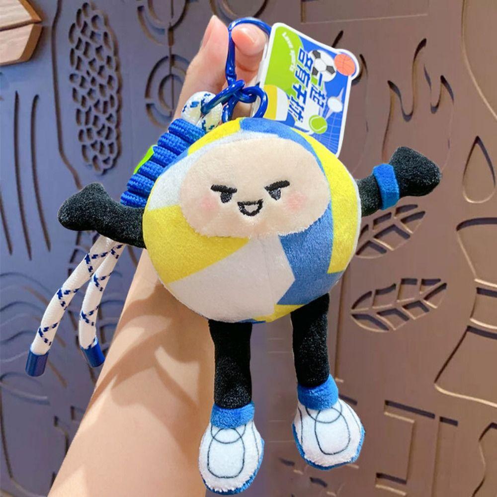Basketball Baseball Volleyball Plush Pendant Plush Football Plush Key Ring  Children Toys