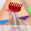 Seven-Tooth Stainless Steel Retractable Back Scratcher - Solo Use Itch Relief for Seniors