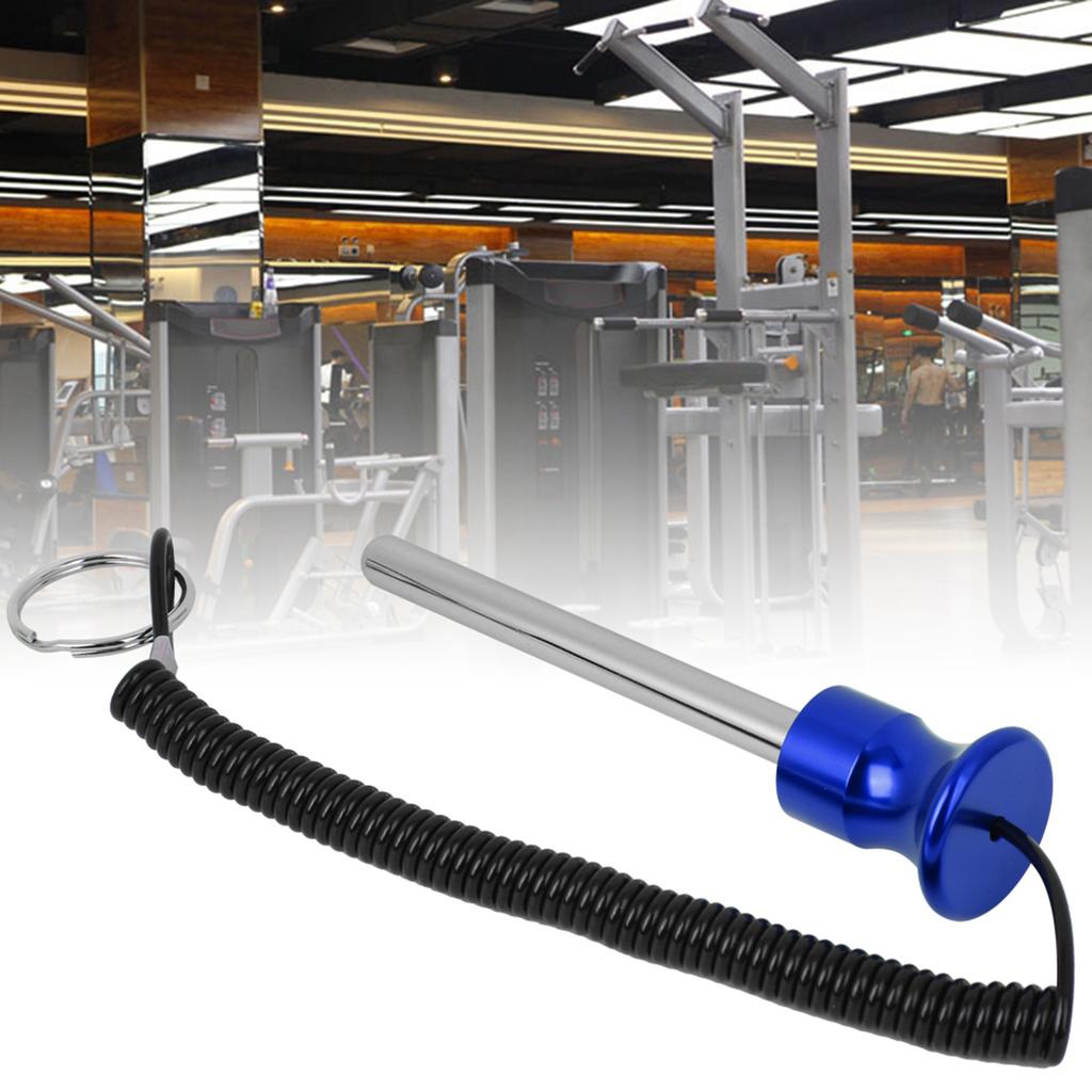 Magnetic Weight Stack Pin with Pull Rope Strength Training Equipment AccessoriesBlue