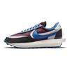 Sacai x Undercover x Nike LDWaffle Night Maroon Team Royal Unisex Bėgimo bateliai Raudoni Šviesiai dramblio kaulo Spalvos Pagrindas Pilkas DJ4877-600