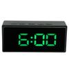 Mirrored Digital Alarm Clock Smart Light Sensing LED Display Digital Smart Clock with Two Display Mode Snooze Function