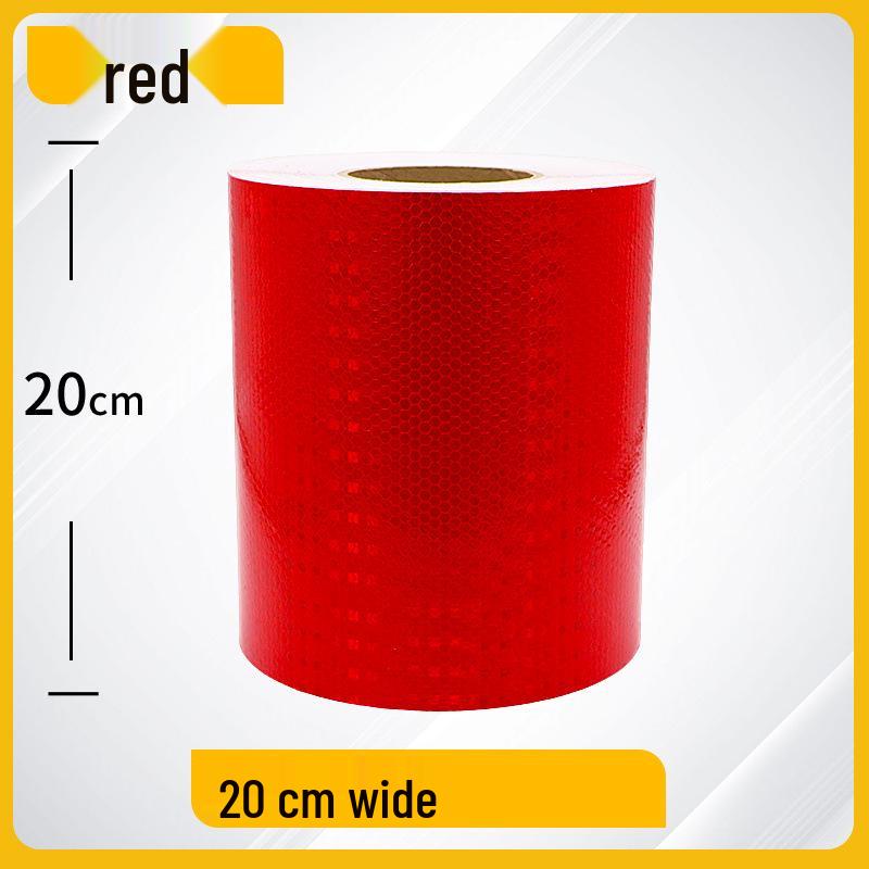 

Светоотражающая наклейка высокой яркости 20 см для безопасности автомобиля - Светоотражающая ночная предупредительная лента против столкновений 1 meter