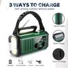 Woopker 10000mAh FM Emergency Radio Solar Hand Crank Generator FM  Radio SOS Alarm Power Bank for Car Outdoors Repair lighting