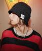 Seullipiseullib [Unisex]Alpaca Knit Black Bucket Hat