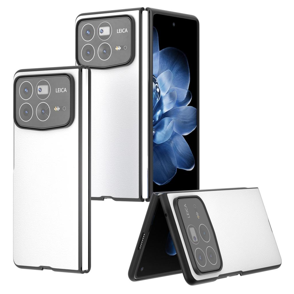 For Xiaomi Mix Fold 4 5G Case PU Leather Coated PC Folding Phone Cover