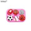 sports ball football basketball accessories DIY jewelry earrings silicone mould epoxy Flexible Polymer Clay Mold Chocolate mold
