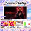 Personalized Obito Uchiha Diamond Art Custom Name 5D Diamond Painting Full Drill DIY Craft
