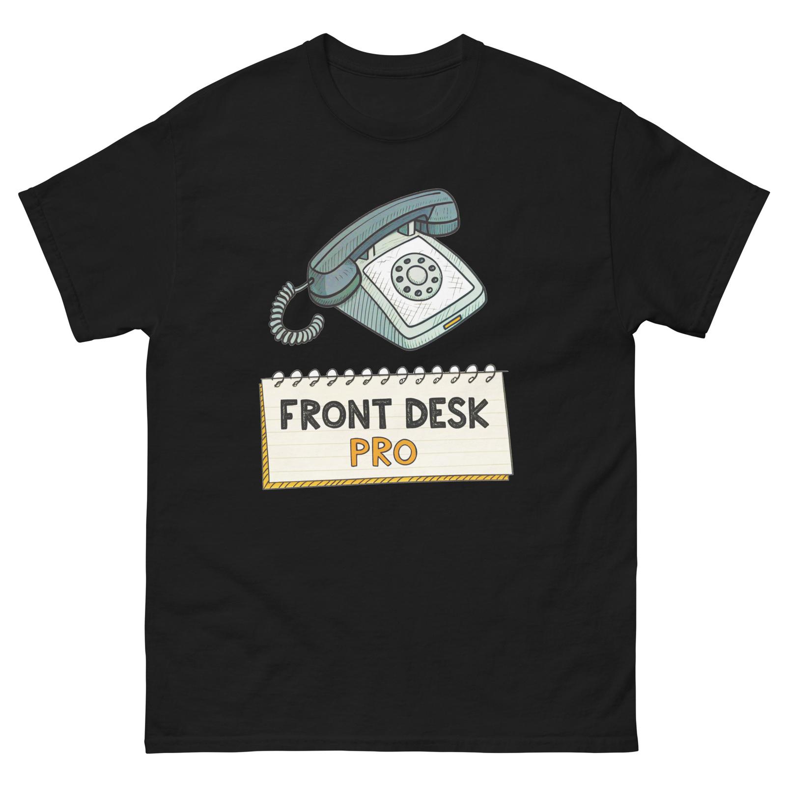 Front Desk Pro Occupation Job Professional T-Shirt M