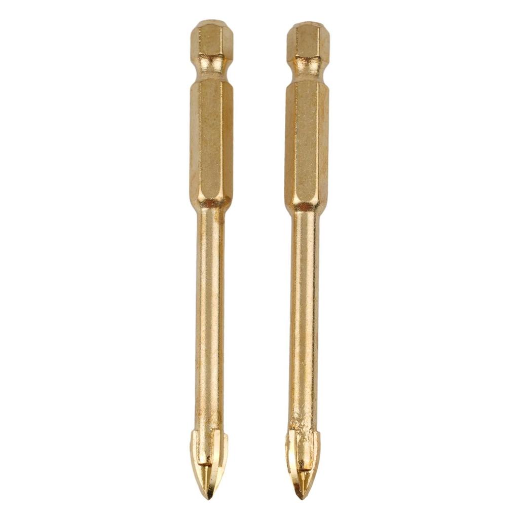 10x 6mm Drill Bits Spear Head Hex Shank For  Ceramic Tile Marble Glass