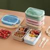 1pc Bento Box Adult Lunch Box, Containers For Adults Men Women With 3 Compartments, Lunchable Food Container Back To School
